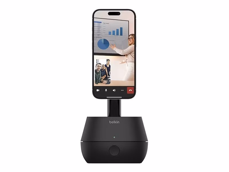  2. Khả năng xoay 360 độ. Giá đỡ có thể xoay 360 độ, giúp người dùng quay được ở nhiều góc độ khác nhau mà không cần điều chỉnh thủ công. Ảnh: PC connection.