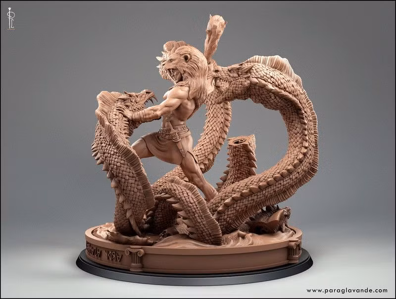  8. Hình ảnh Hydra xuất hiện trên nhiều tượng đài. Hydra không chỉ là một phần trong thần thoại, mà còn là hình ảnh thường xuyên xuất hiện trong nghệ thuật và văn hóa Hy Lạp cổ đại. Nó được khắc lên nhiều tượng đài, bình và tác phẩm nghệ thuật để tượng trưng cho sự mạnh mẽ và khó đánh bại. Ảnh: Pinterest.