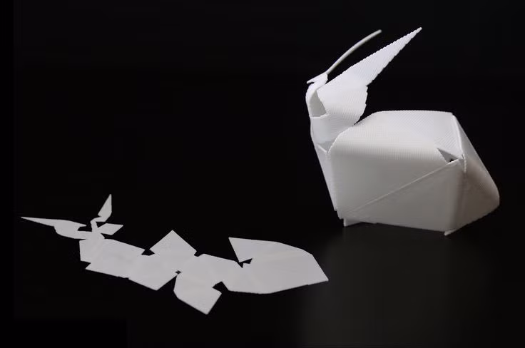  3. Vật liệu thông minh. Công nghệ in 4D dựa vào vật liệu thông minh như polymer nhớ hình (SMP), hợp kim nhớ hình (SMA) và hydrogel, giúp chúng có thể thay đổi cấu trúc và chức năng. Ảnh: Pinterest.