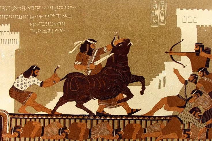  12. Bài học về nhân tính. Dù là một vị vua bán thần, Gilgamesh được miêu tả với những cảm xúc rất con người: kiêu ngạo, sợ hãi, tình yêu, và sự mất mát. Ảnh: Pinterest.