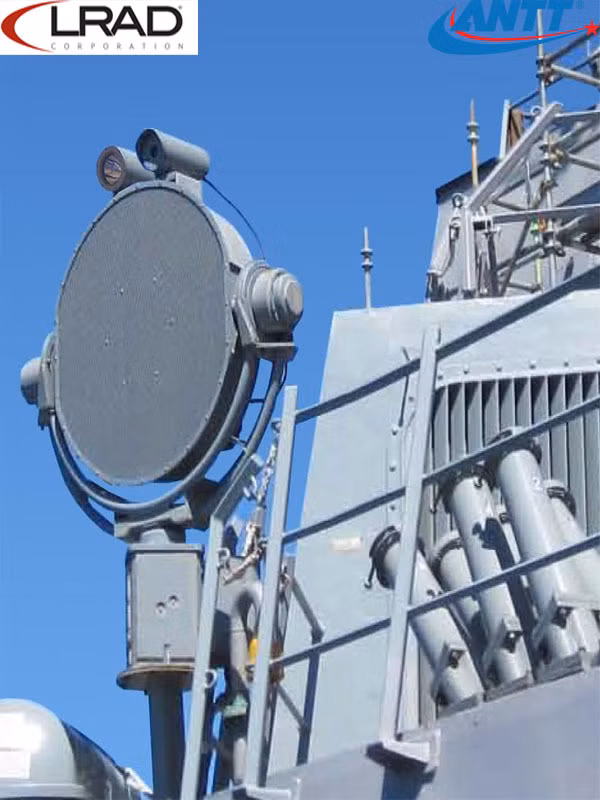 Loa của LRAD 1000Xi có kích thước khá mỏng.