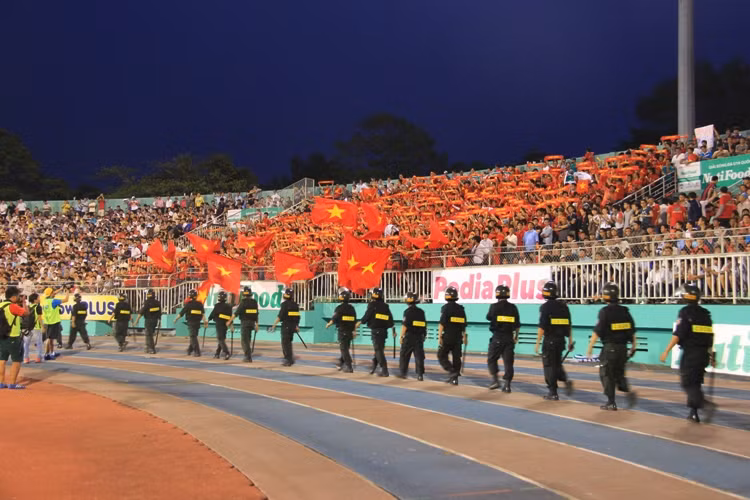 Lực lượng CSCĐ được tăng cường để bảo đảm an toàn tuyệt đối giải đấu