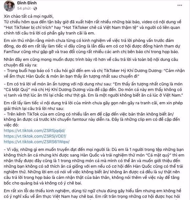 Nu TikToker xin loi vu “khong an duoc ca VN nhung khen ca Han Quoc“-Hinh-3