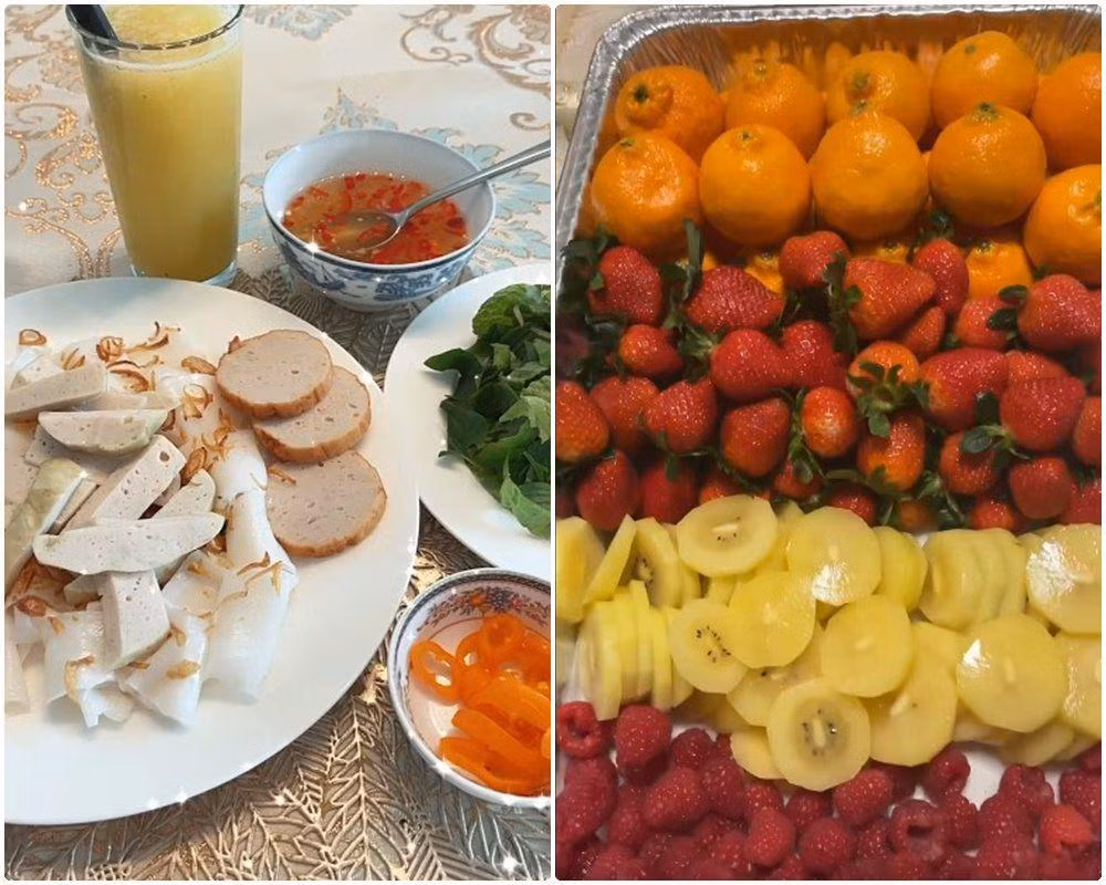 Về chế độ dinh dưỡng, người đẹp ăn nhiều hơn và bổ sung các loại trái cây cung cấp vitamin kèm uống nhiều thực phẩm có vitamin C.