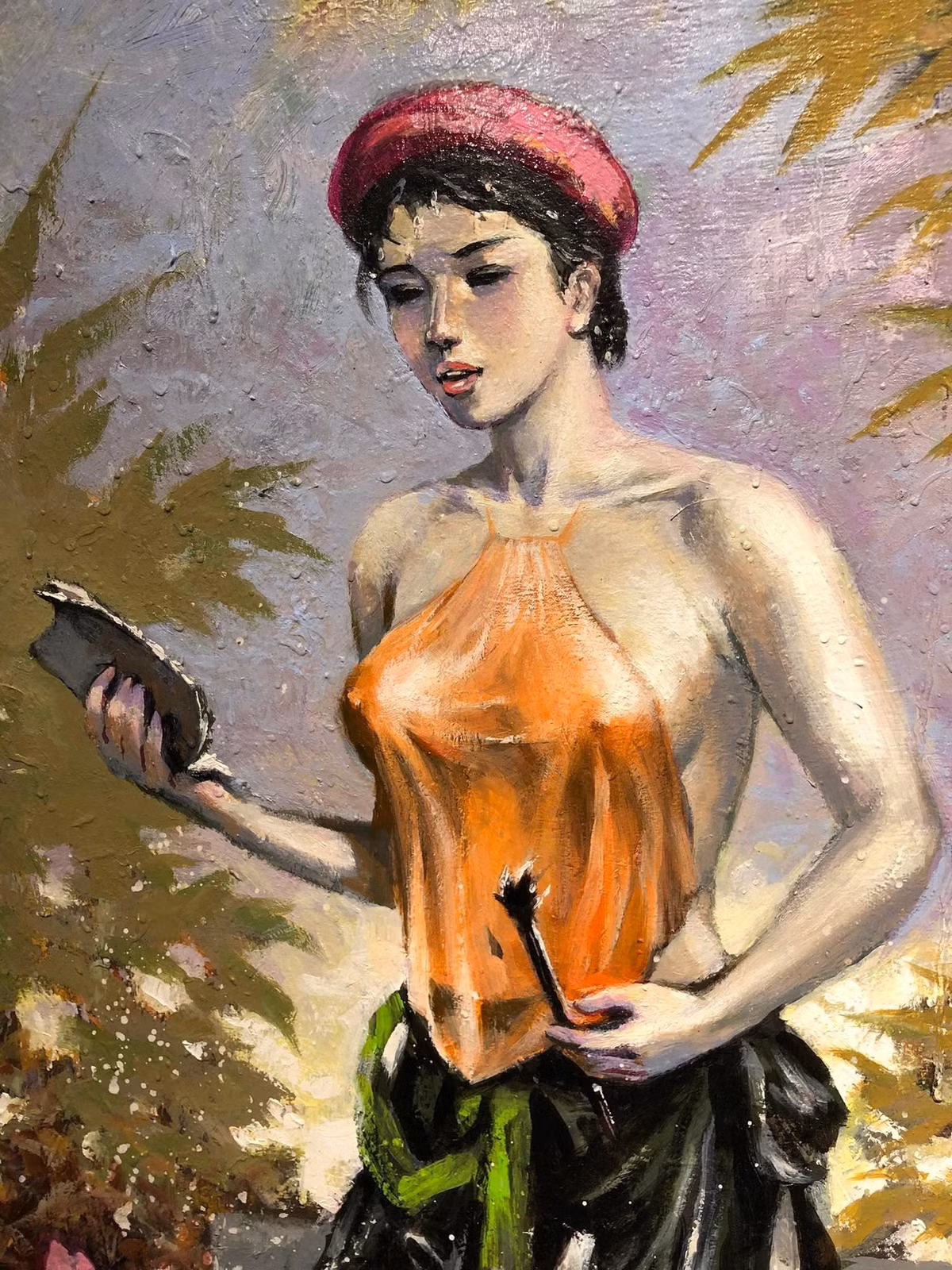 Go tranh ve Ho Xuan Huong bi danh gia 
