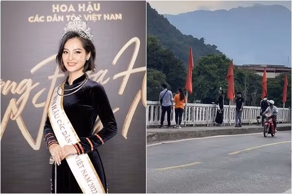Đăng quang Hoa hậu các Dân tộc Việt Nam 2022 với nhiều tranh cãi, Nông Thúy Hằng là cái tên gây chú ý đặc biệt với cộng đồng mạng. Mới đây, nàng Hậu còn trở thành tâm điểm khi được "team qua đường" bắt gặp xuất hiện một cách âm thầm tại Hà Giang. Được biết, cô đang thực hiện hoạt động xã hội tại quê nhà. Người đẹp vô tư đứng chụp hình giữa đường, trên đầu đội vương miện nổi bần bật nhưng dòng người đi qua dường như không một ai quan tâm. Hình ảnh chẳng giống một cô Hoa hậu mới đăng quang cho lắm khiến dân mạng tin rằng người đẹp không hề được chào đón ở quê nhà.