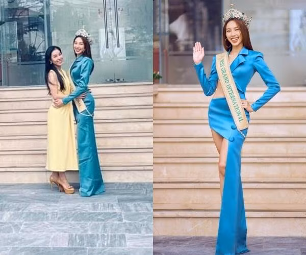 Từ khi về nước, Thùy Tiên cũng bị đồ lụa nhàu nhĩ "hại" không dưới 2 lần.