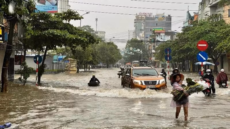  Các đơn vị cứu hộ trên địa bàn thành phố Nam Định gần như hoạt động hết công suất để "giải cứu" các phương tiện gặp nạn. Một số tuyến phố do nước ngập cao quá vỉa hè, tràn vào nhà dân, gây hư hại vật dụng, nhất là đồ điện tử. Nhiều nhà dân ngập nặng còn có cả đàn cá bơi vào nhà. Từ sáng sớm 9/9, một số trường trên địa bàn thành phố Nam Định đã phải thông báo cho học sinh nghỉ học. Đến khoảng hơn 9h sáng 9/9, mưa đã ngớt, nước bắt đầu rút nhưng rất chậm.