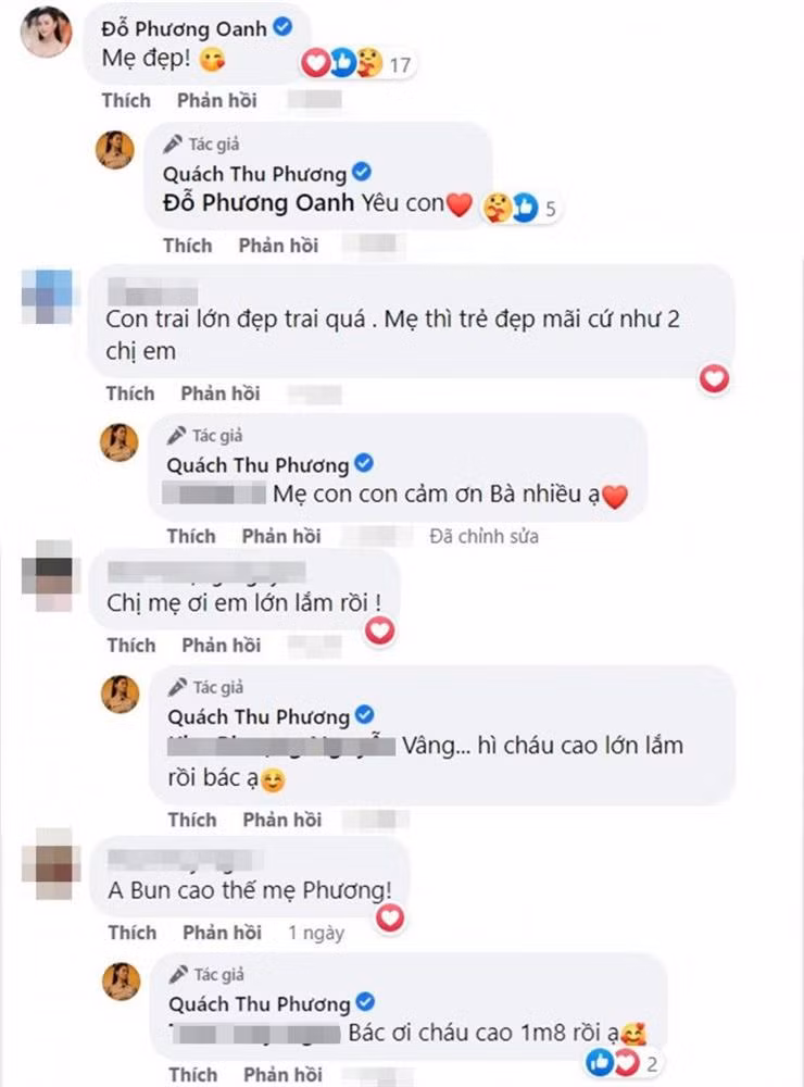 Người hâm mộ dành lời khen "có cánh" cho cả hai mẹ con.