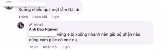 Anh Đào cho biết bản thân suy giảm sức khỏe trầm trọng.