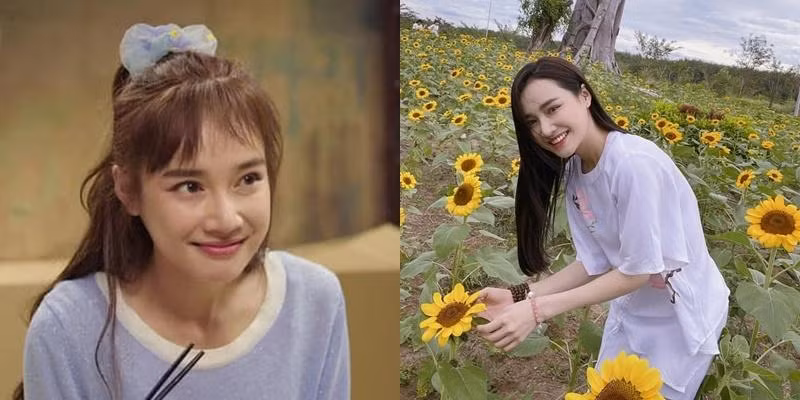 Ngoài vô số vết chân chim ở mắt, Nhã Phương còn bị hằn nếp nhăn khóe miệng vì biểu cảm có phần hơi "ô dề" khi đóng phim.