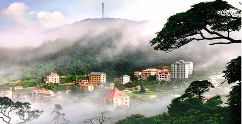 Tam Đảo, một trong những khu du lịch nổi tiếng của miền Bắc.