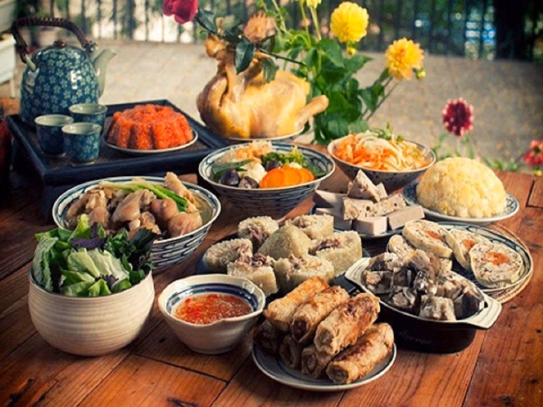 Bi quyet an co ngay Tet ma khong lo tang can