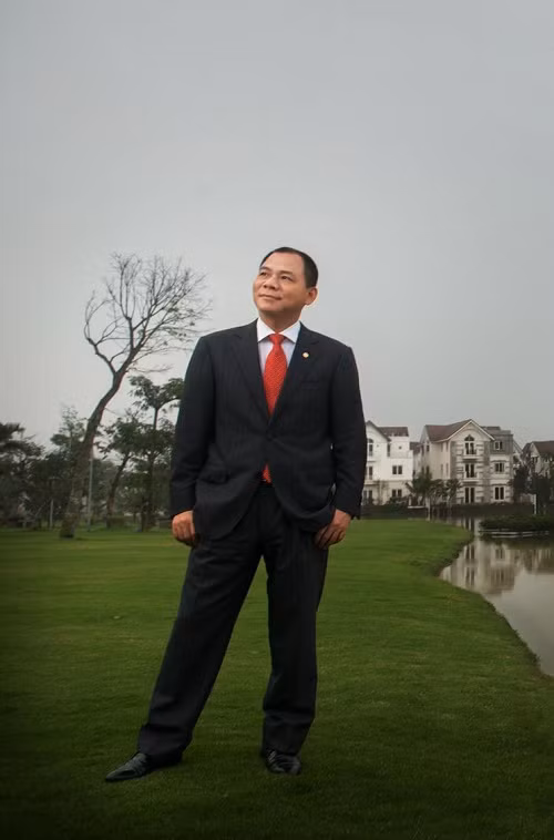 Ông Phạm Nhật Vượng trên trang thông tin Forbes.