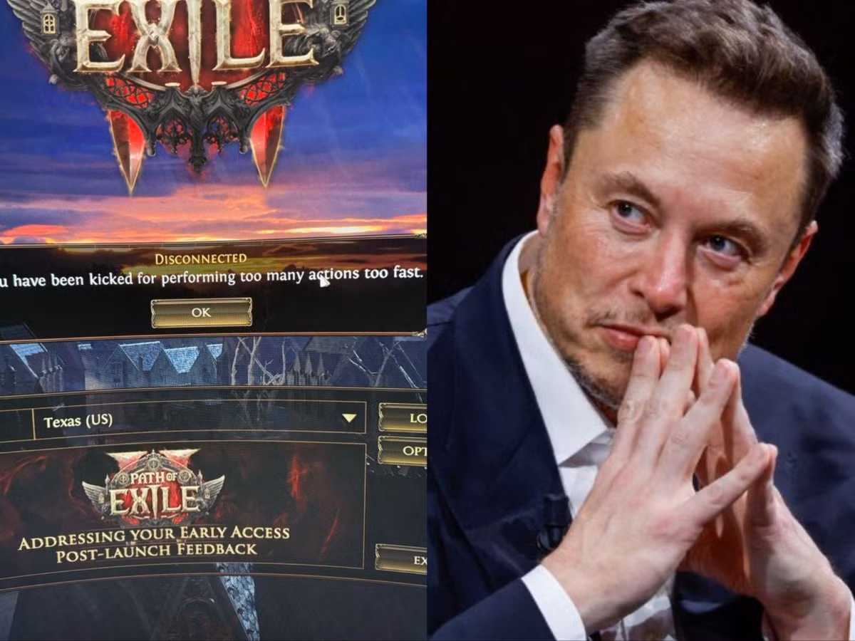 Nghi vấn nảy sinh khi Elon Musk chuyển sang chơi Path of Exile 2, với nhiều người cho rằng ông không phải chủ tài khoản duy nhất.(Ảnh: Indiatimes)