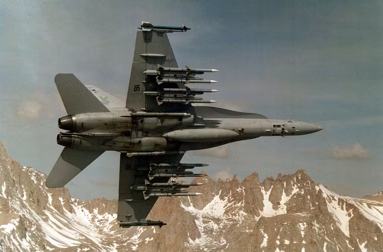 F/A-18 Hornet là một máy bay phản lực chiến đấu đa nhiệm siêu thanh được trang bị hai động cơ. Nó có khả năng hoạt động trong mọi thời tiết, thực hiện các nhiệm vụ không chiến trên không lẫn tham gia tấn công các mục tiêu dưới mặt đất.