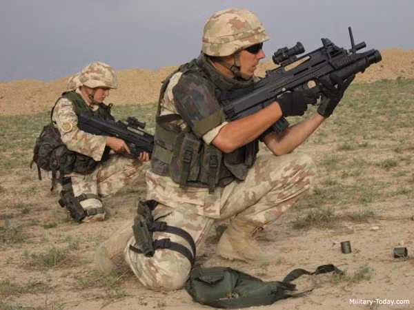 Khẩu bullpup này được đánh giá rất cao về độ chính xác khi bắn cũng như đồ bền khi hoạt động. Khẩu bullpup này được đánh giá rất cao về độ chính xác khi bắn cũng như đồ bền khi hoạt động.