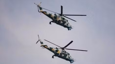 Hai trực thăng tấn công Mi-24 của Không quân Ukraine đã bị bắn rơi bởi tên lửa phòng không vác vai.
