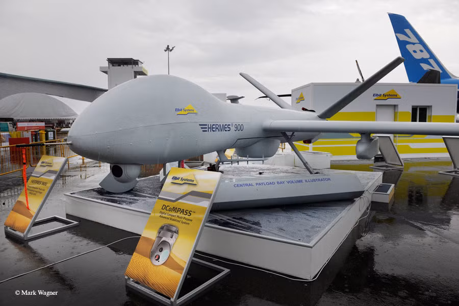 Mẫu UAV Hermes 900 của Hãng Elbit System