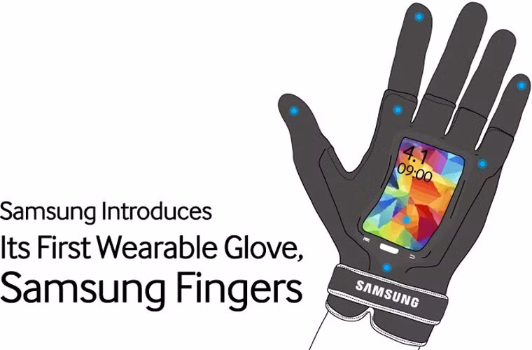 Samsung giới thiệu găng tay thông minh: Tin vịt. Theo lời giới thiệu thì đây là chiếc găng tay thông minh được tích hợp nhiều công nghệ tối tân nhất.: màn hình dẻo 3 inch UHD Super Emo-LED, máy chiếu tia laser hình chữ S, camera giấu kín 16 Mp, bộ loa trong, micro, RAM 4 Gb, bộ nhớ trong 32 hoặc 64 Gb, cùng nhiều cảm ứng như máy đo nhiệt kế, la bàn, đo nhịp tim…