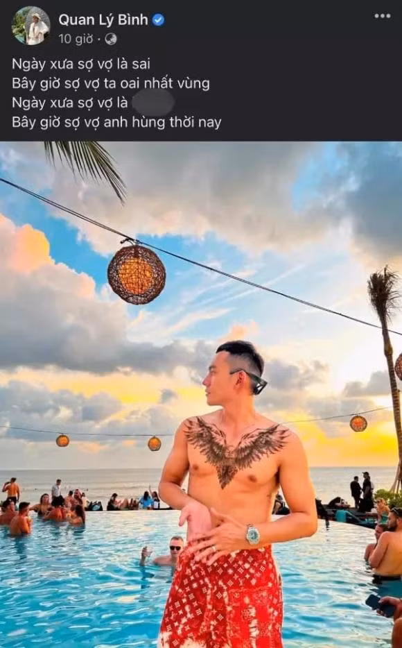 Ly Binh thua nhan so vo, con 