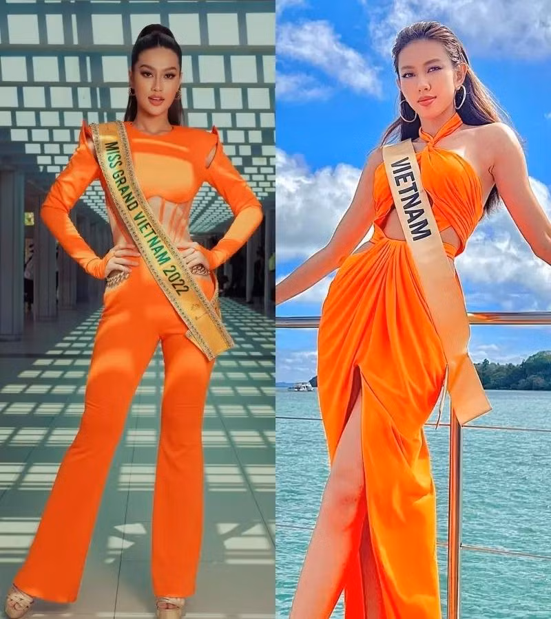 Thiên Ân - Thùy Tiên hiếm hoi "đụng hàng", ai hơn ai? - Hình 9 Thien An - Thuy Tien hiem hoi