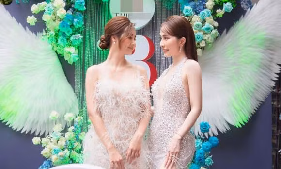 Quỳnh Nga "mặc như không", tình tứ dự sự kiện chung cùng Việt Anh - Hình 2 Quynh Nga