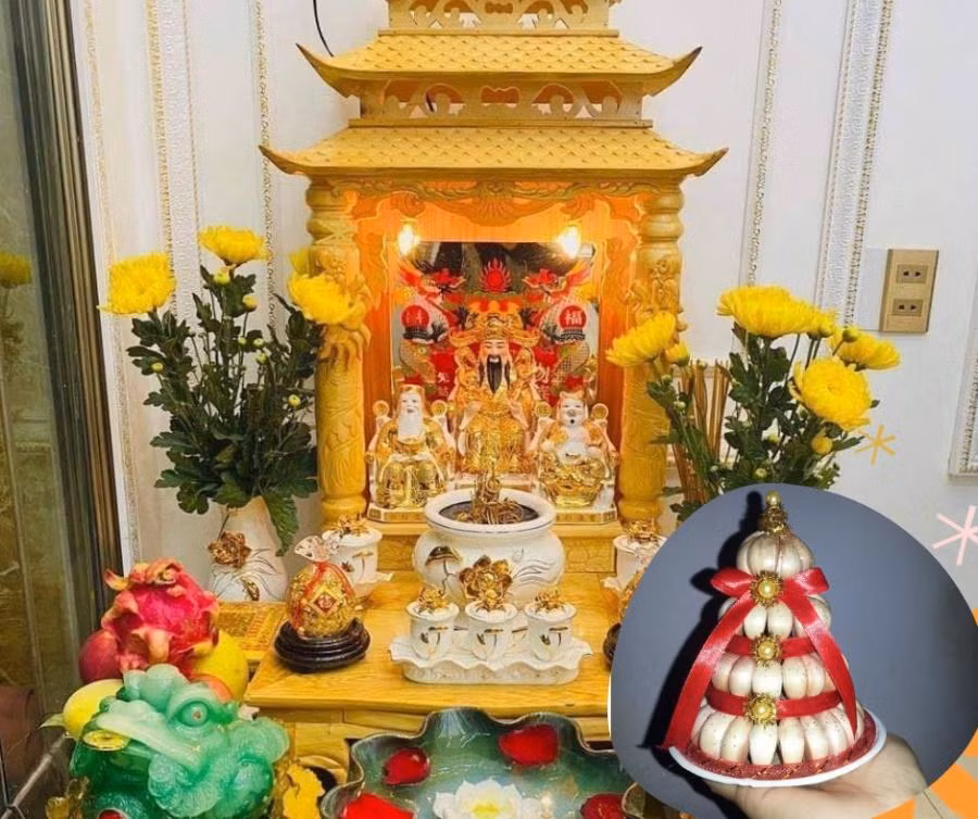 Mui huong Than Tai ung bung, cu thap sang nam se doi doi
