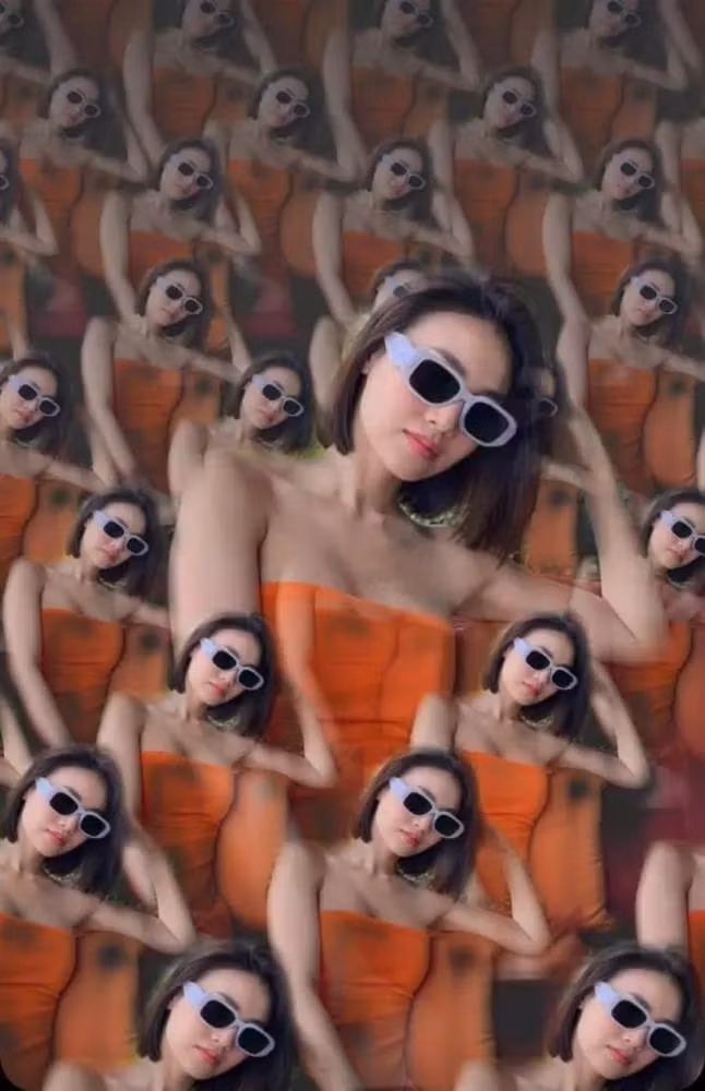 Có người photoshop Ninh Dương Lan Ngọc kín màn hình.