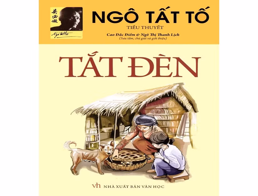 Phạm tội đánh quan sai, chị bị thúc giải lên quan. Tên quan huyện lại định ra tay sàm sỡ, chị bèn vứt tọt nắm bạc vào mặt hắn rồi vùng chạy. May mắn gặp một người nhà quan cụ trên tỉnh, cho chị 2 đồng nộp nốt tiền sưu và hứa hẹn cho chị công việc vắt sữa của mình để quan cụ uống (do quan cụ đã rụng hết răng không ăn được cơm). Thời gian đầu, chị làm được tiền và gửi về cho anh Dậu. Nhưng vào một đêm tối, quan cụ mò vào buồng của chị định giở trò đồi bại với chị... Tác phẩm kết thúc bằng câu "Chị vùng chạy ra ngoài giữa lúc trời tối đen như mực, đen như cái tiền đồ của chị vậy!". Hình ảnh “Trời tối đen như mực” trong Tắt đèn cũng là số phận chung của người nông dân Việt Nam bị bần cùng hóa bởi chế độ thực dân nửa phong kiến. Ảnh: NXB Văn học.