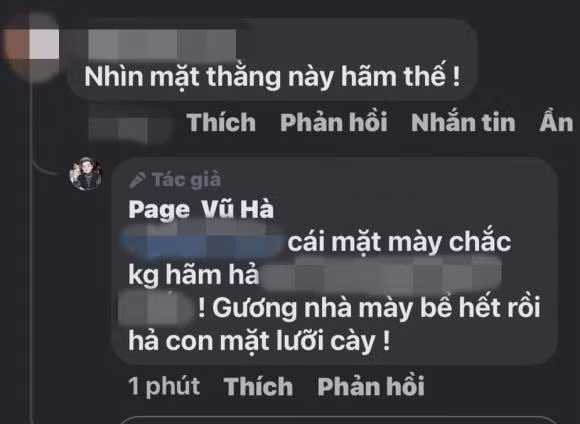 Vu Ha buc xuc dap tra khi bi xuc pham ngoai hinh