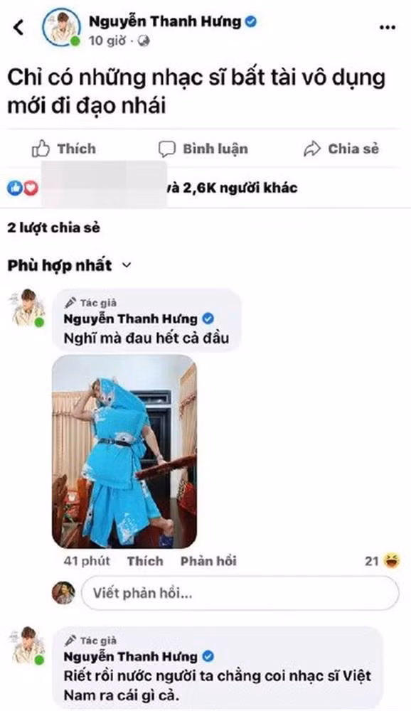 Thanh Hung buc xuc 'nhac si dao nhai', nhac truc tiep Son Tung?-Hinh-2