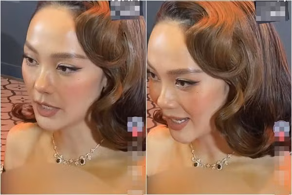 Ngay cả ống kính quay cận cũng không dìm hàng được người đẹp với làn da căng bóng, mịn màng ở tuổi 34.