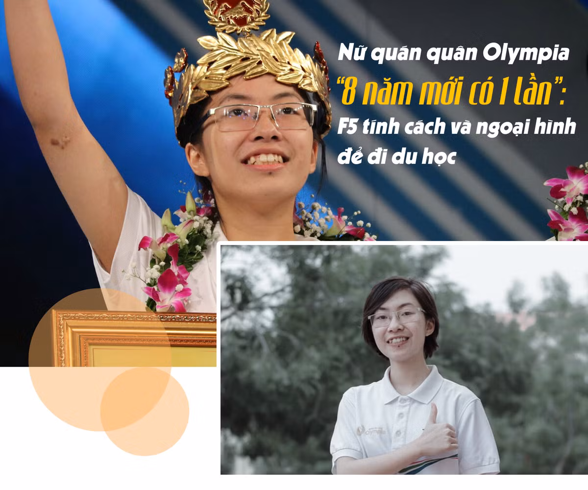 Nu quan quan Olympia: F5 tinh cach va ngoai hinh de du hoc