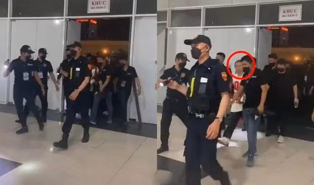 Netizen truyền tay Binz được chục vệ sĩ tháp tùng dù show vắng tanh? - Hình 2 Netizen truyen tay Binz duoc chuc ve si thap tung du show vang tanh?-Hinh-2