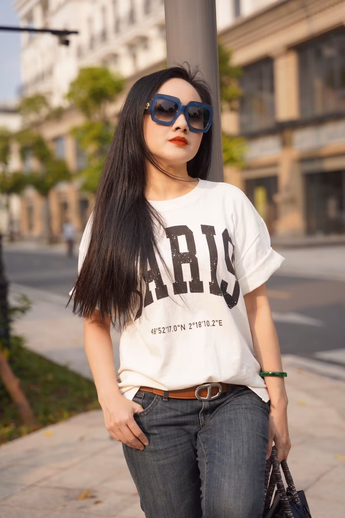 BTV Hoai Anh mac style tuoi tre, 