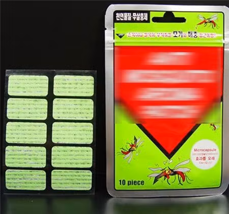 Miếng dán chống muỗi gây viêm da, dị ứng
