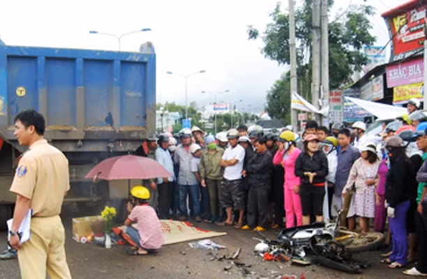 Hiện trường vụ tai nạn