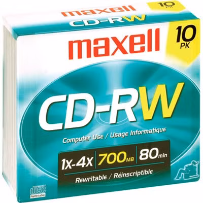  Lưu trữ bằng đĩa quang. Compact Disc-ReWritable (CD-RW) là dòng đĩa quang có khả năng ghi rồi xóa và ghi lại nhiều lần đánh dấu một bước thay đổi phương thức lưu trữ dữ liệu cũng như sự tiện dụng đối với người dùng phổ thông. Mặc dù thời điểm hiện tại thì CD-RW không còn phổ biến nhưng khả năng sao lưu lên đến 1.000 lần là điểm khá ấn tượng vào những năm 1996.