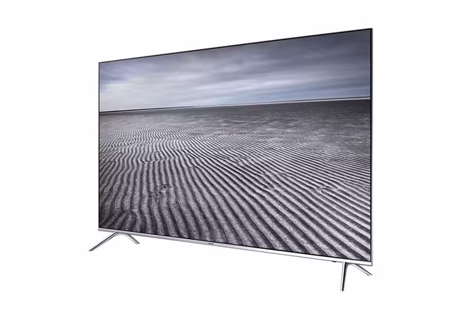  Samsung Smart TV UA49KS7000 (30 triệu đồng). UA49KS7000 là mẫu rẻ nhất trong loạt TV SUHD Samsung mới về nước đầu năm nay. Mẫu TV này trang bị nhiều công nghệ xử lý hình ảnh vượt trội như HDR, UHD Dimmung cho độ tương phản tốt hơn, Quantum Dot (chấm lượng tử), kèm công nghệ âm thành vòm Dolby Digital.
