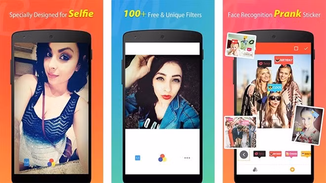  1. BestMe: BestMe Selfie Camera - ứng dụng độc đáo dành cho những ai thích chụp ảnh “tự sướng”. Không chỉ hỗ trợ gậy selfie, phần mềm còn cho phép người dùng thỏa thích biến hóa với 125 bộ lọc theo thời gian thực, gắn biểu tượng cảm xúc, stickers, cùng hiệu ứng làm mờ.