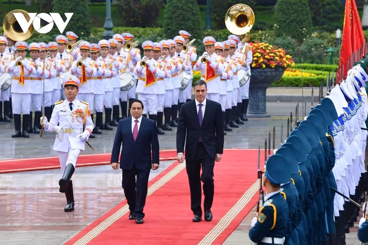 Tuyen bo chung ve ket qua chuyen tham cua Thu tuong Pedro Sanchez