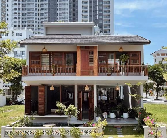 Thiet ke nha hai tang kieu truyen thong