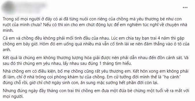 Chong bong dung dan ve nha mot dua be la