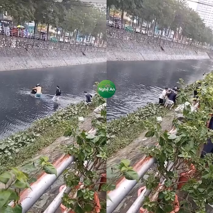 Nguyên nhân chàng trai ngâm mình giữa sông Nguyen nhan chang trai ngam minh giua song