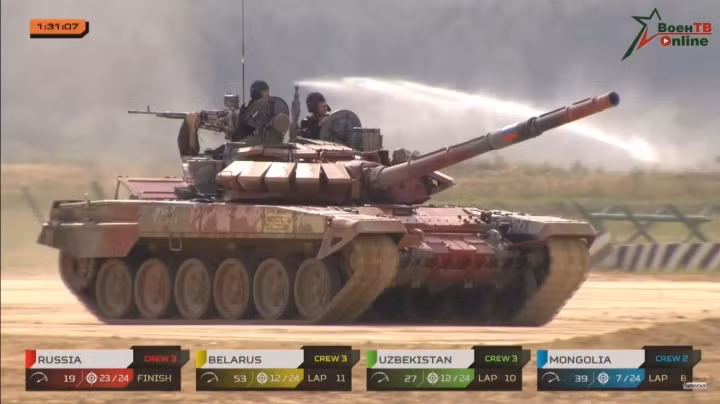 Lộ diện 2 đội đầu tiên giành tấm vé vào chung kết Tank Biathlon Lo dien 2 doi dau tien gianh tam ve vao chung ket Tank Biathlon