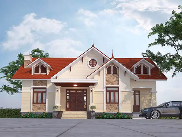 Nha cap 4 sieu sang, khong gian song chuan biet thu 5 sao-Hinh-4