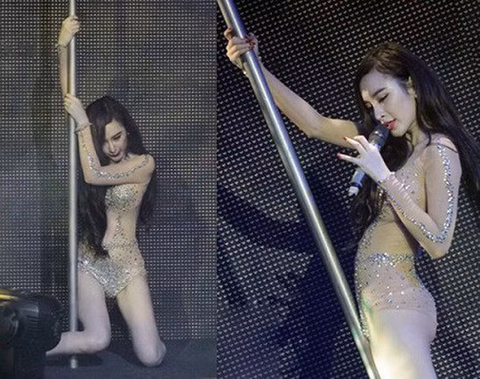 Nhìn lại những lần sao Việt bị 'sờ gáy' vì ăn mặc phản cảm - Hình 11 Nhin lai nhung lan sao Viet bi 'so gay' vi an mac phan cam-Hinh-11