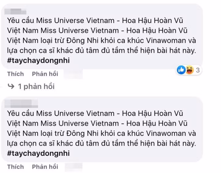 Fanpage Hoa hau Hoan vu Viet Nam bi 'khung bo' vi on ao cua Dong Nhi-Hinh-2