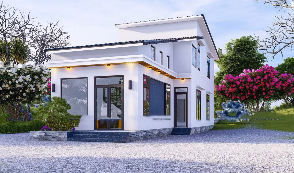 Nha gac lung 3 phong ngu sieu thoang mat-Hinh-2